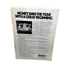 1973 Money Magazine Ends Year With Great Beginning Print Ad vintage 70s